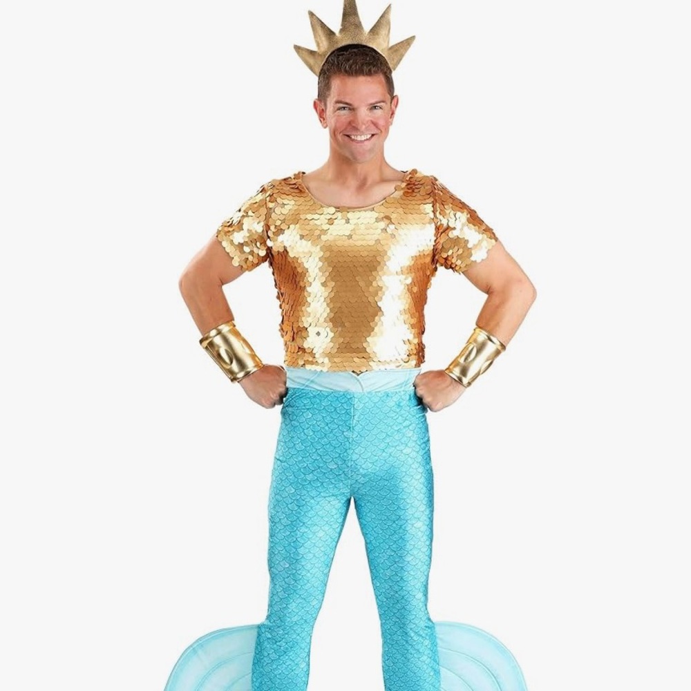 EUC Disney King Triton men’s costume